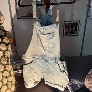 Light blue Jean overalls